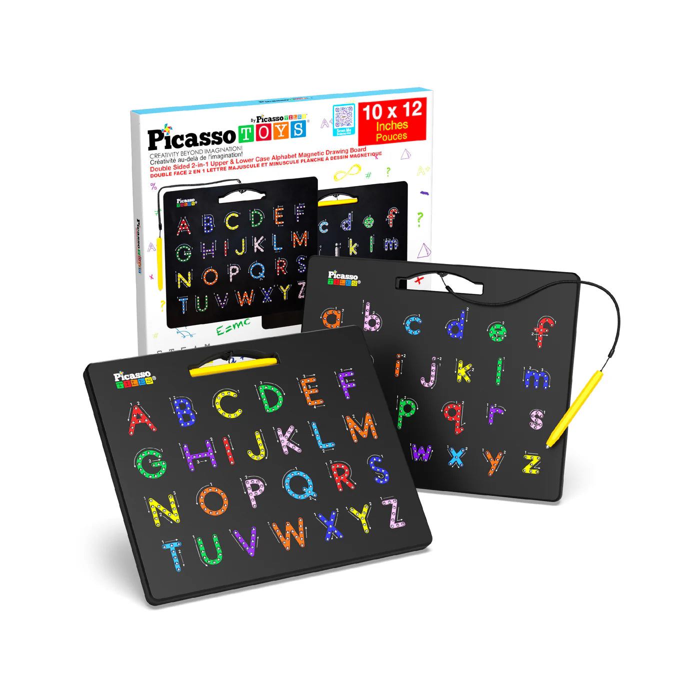 MoriFinds Double-Sided Magnetic Drawing Board (Upper-Case)